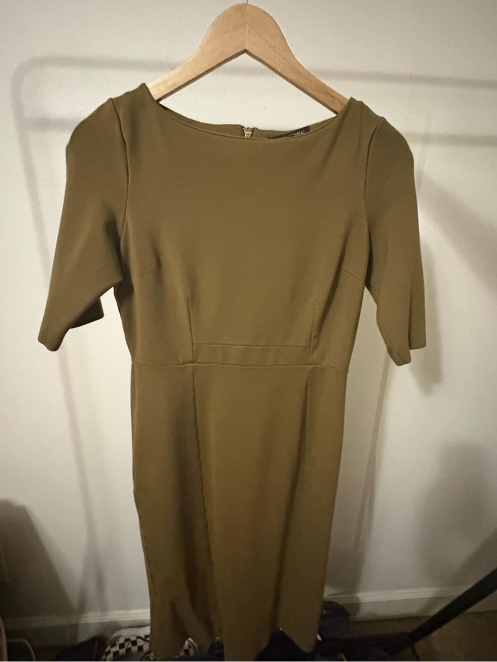 Banana Republic Olive Midi Sheath Dress